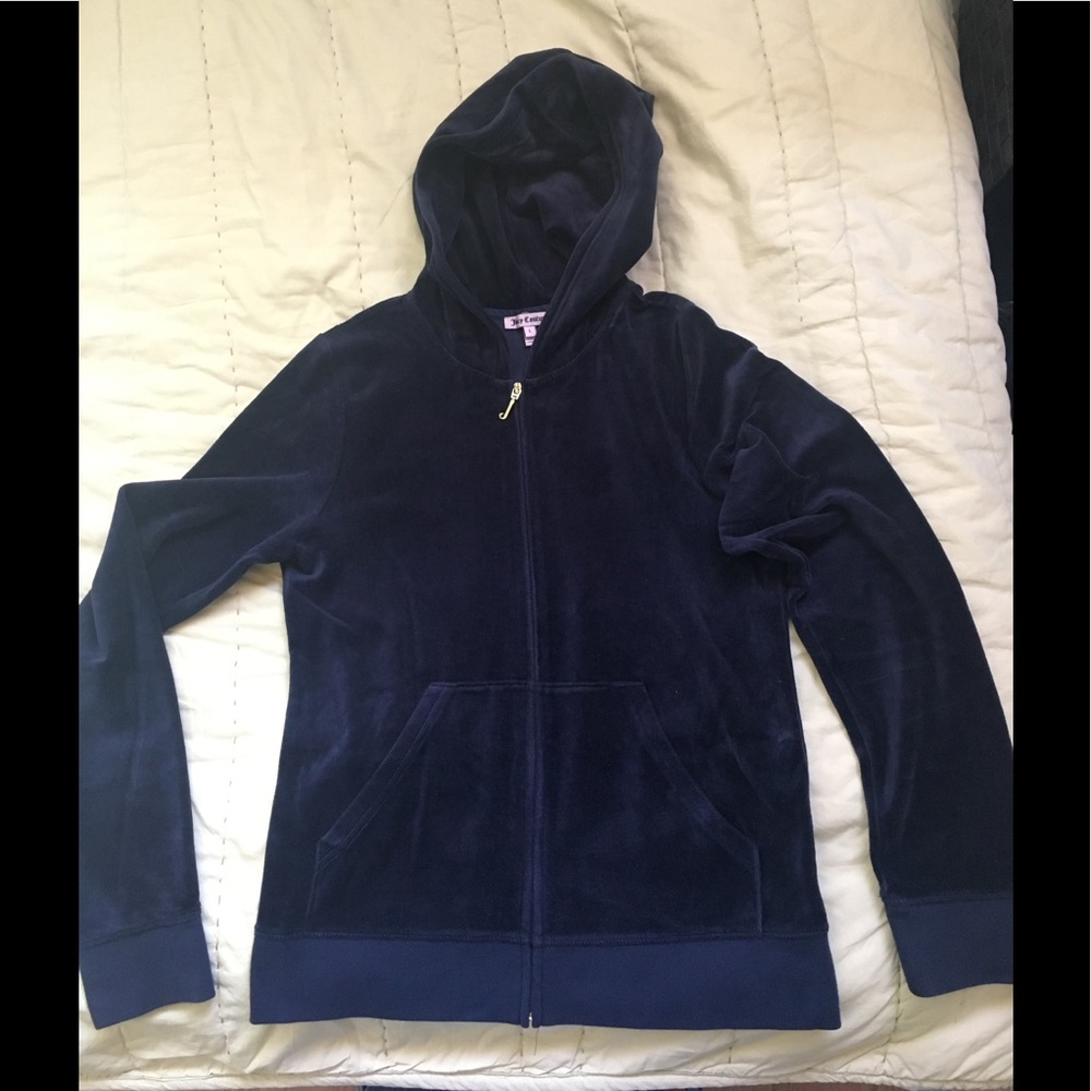 Juicy Couture navy velour track suit